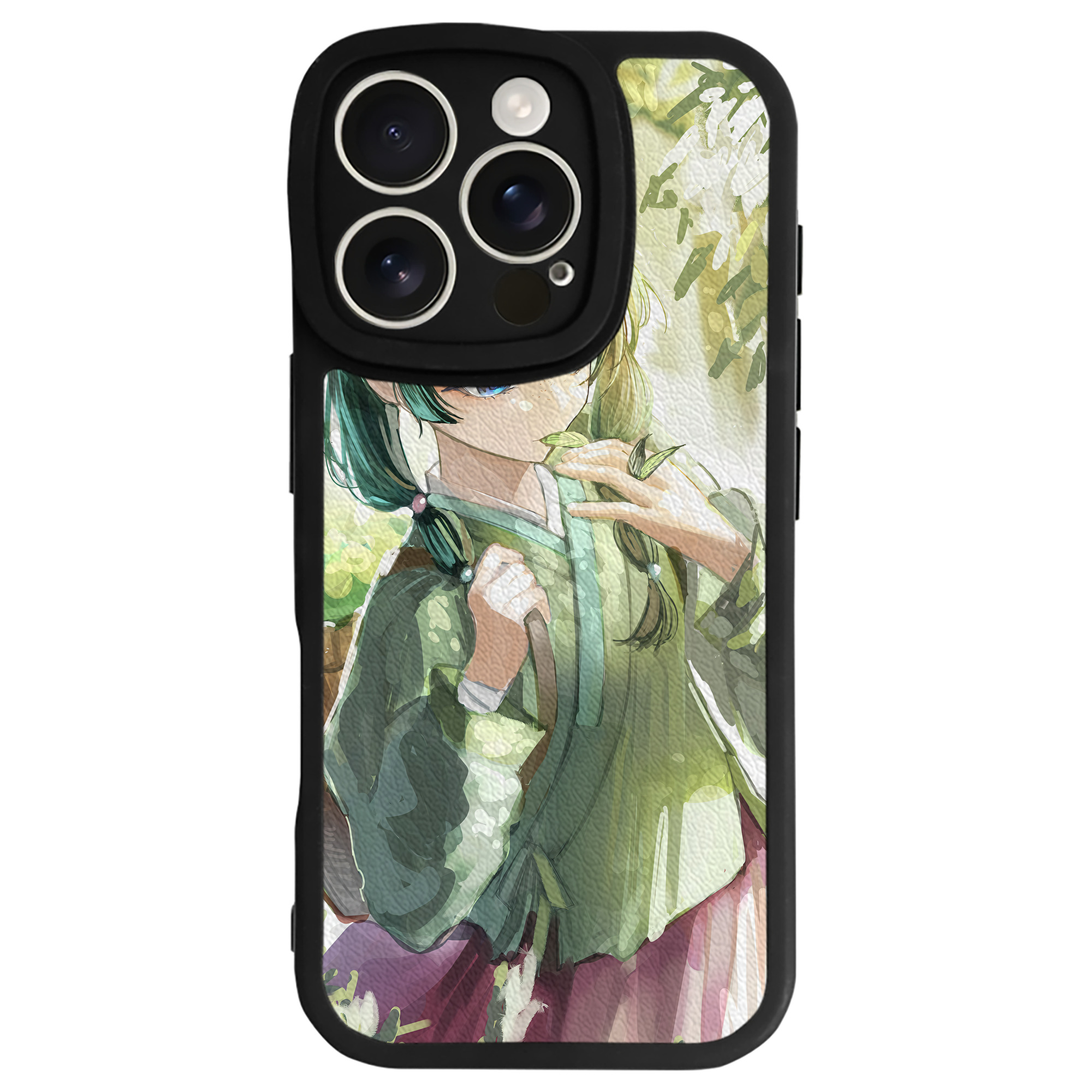 （画像用） 薬屋のひとりごと The Apothecary Diaries 【iPhone 16シリーズ対応】シリコンスマホケース（レザー調） 材質：シリコン
